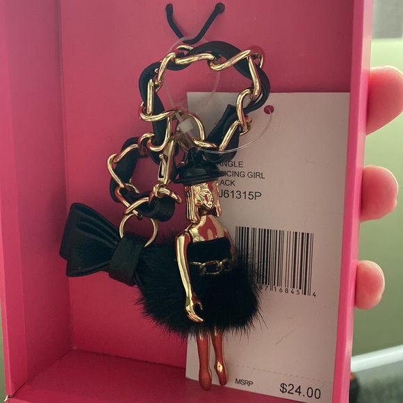 Betsy Johnson handbag or keychain accessory - Picture 2 of 3